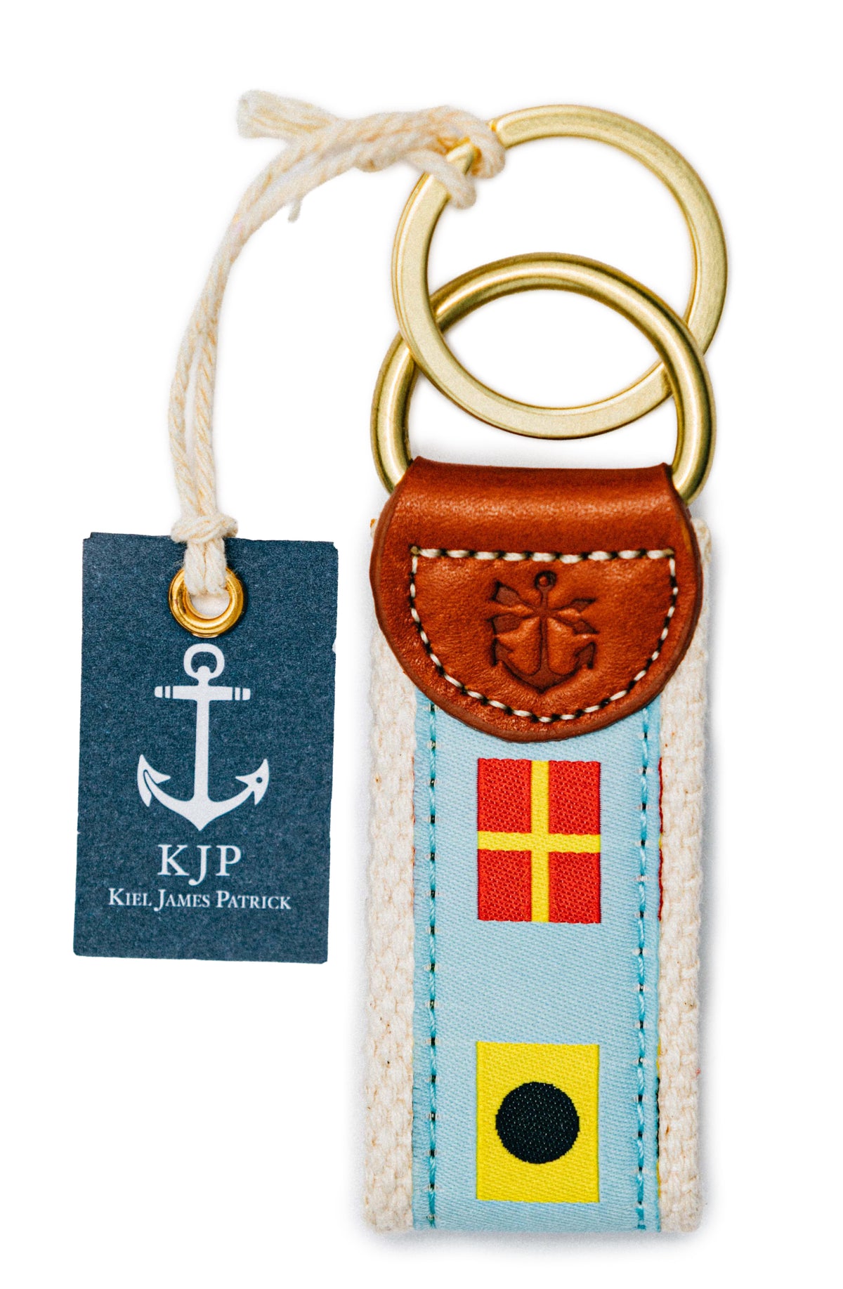 Mixed Signals Ribbon Key Fob