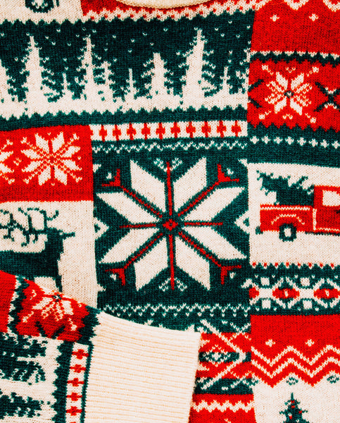 The Christmas Patchwork Sweater