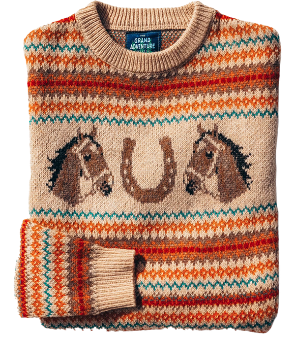 Heritage Horse Knit Sweater