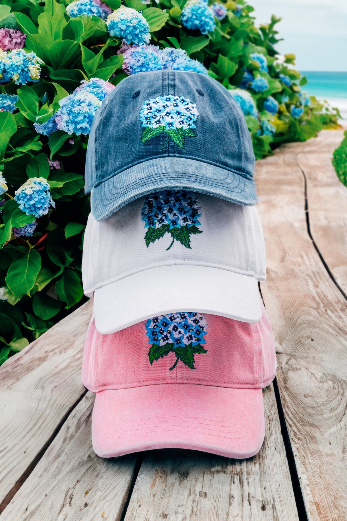 Hydrangea Bloom Hat in Pink