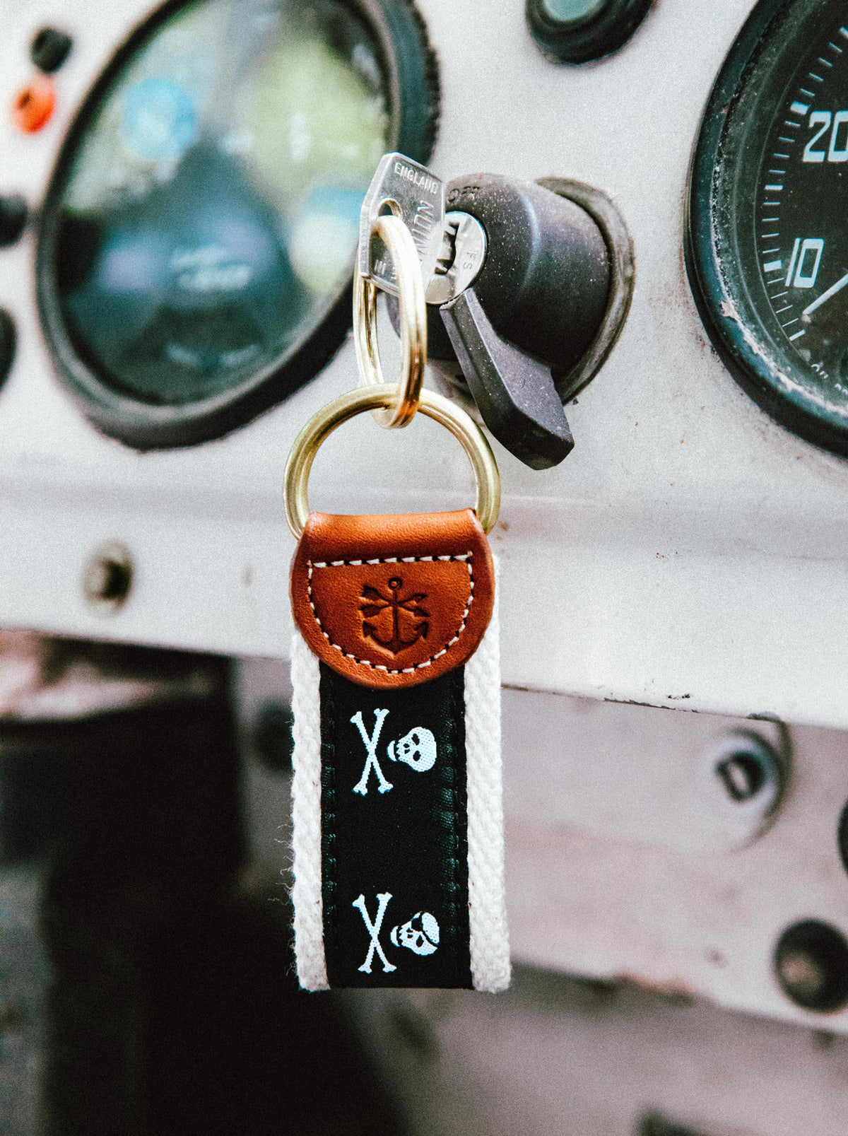 Davy Jones Ribbon Key Fob