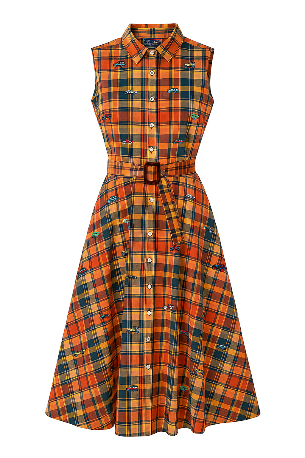 Jeep® x KJP Embroidered Madras Dress
