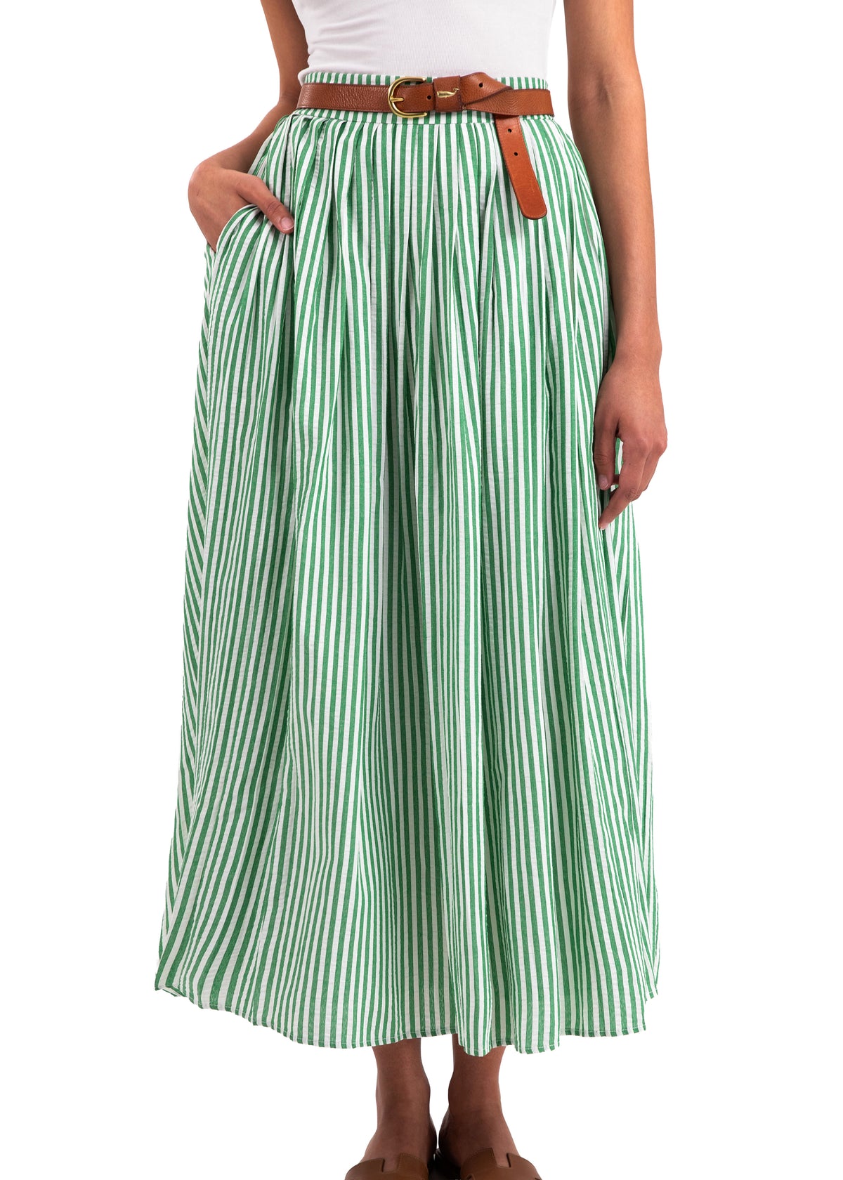 Amelia Stripe Skirt