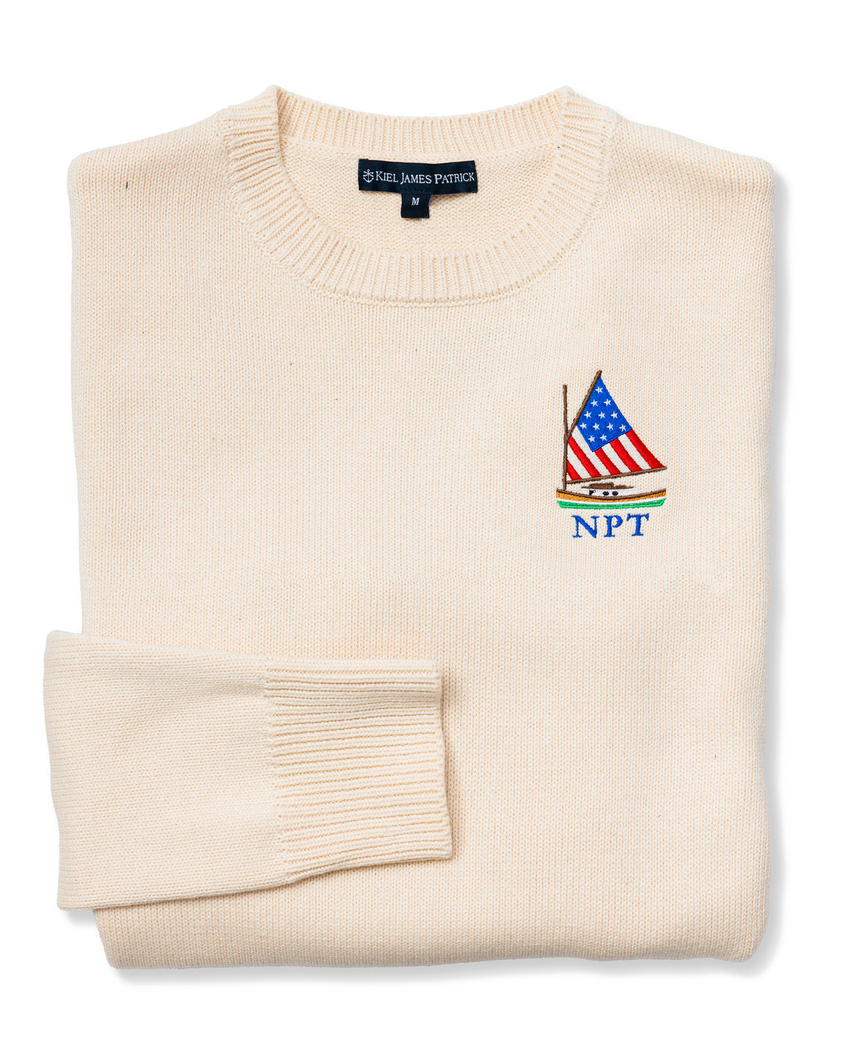 American Sail Embroidered Monogram Sweater - Men's