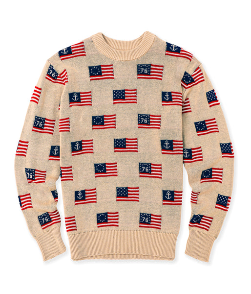 KJP Men's Heritage Americana Flag Crewneck Sweater – Kiel James