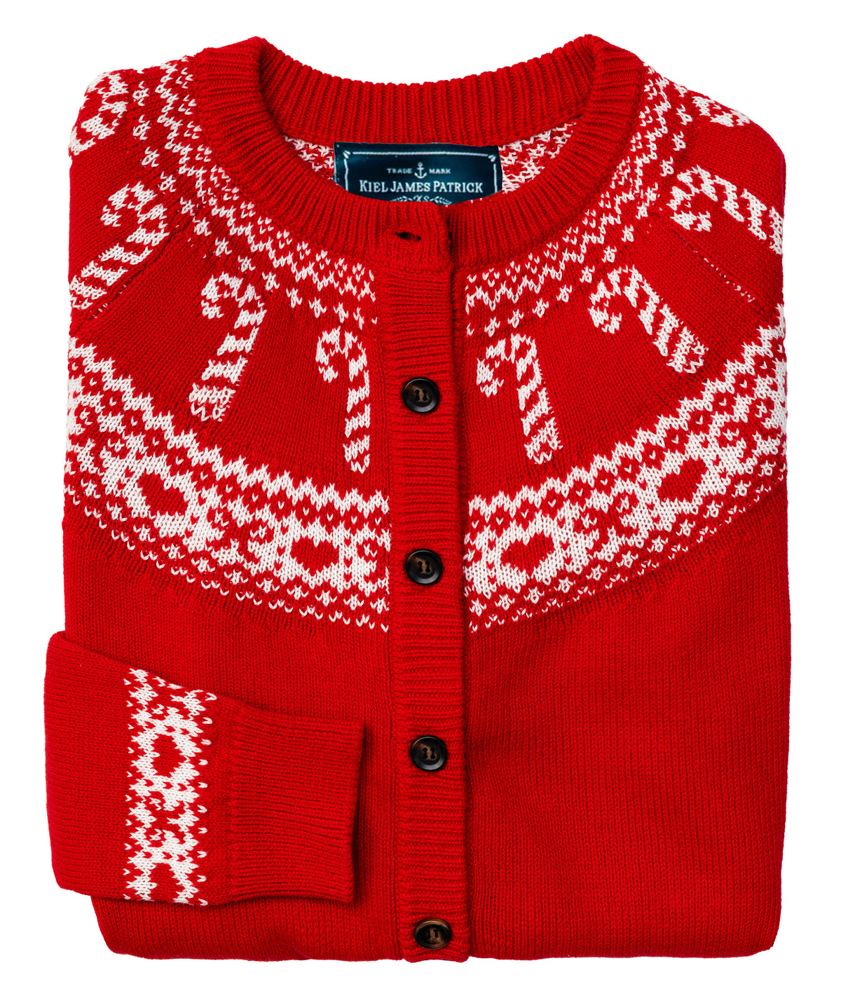 Candy Cane Fair Isle Cardigan