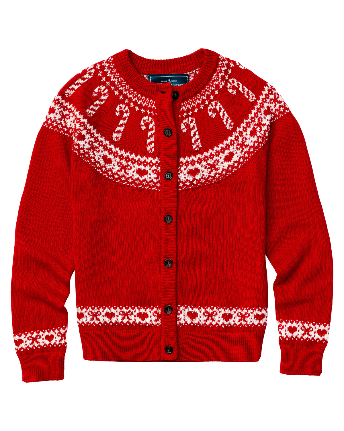 Candy Cane Fair Isle Cardigan