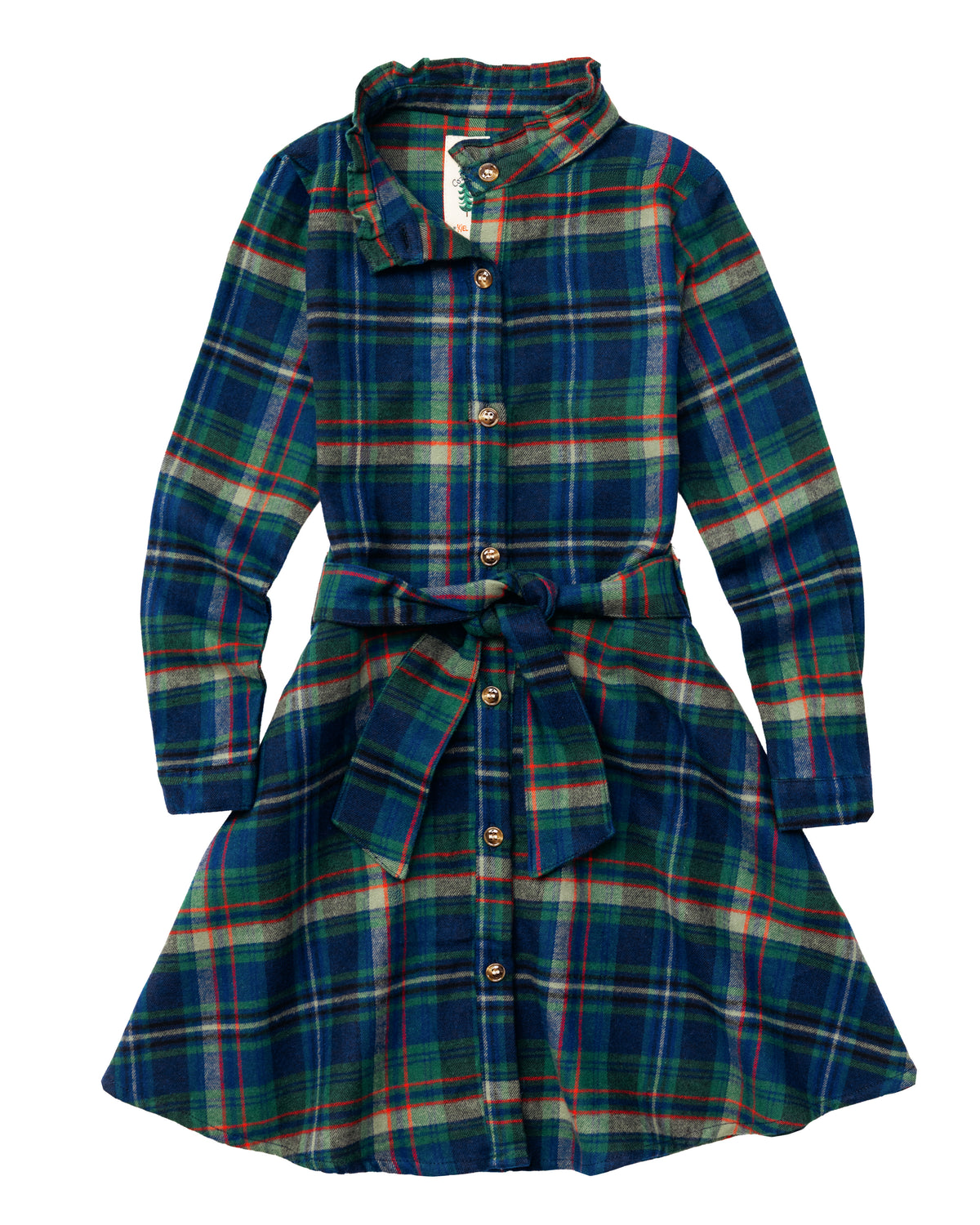 Highland Harvest Kids Flannel Dress