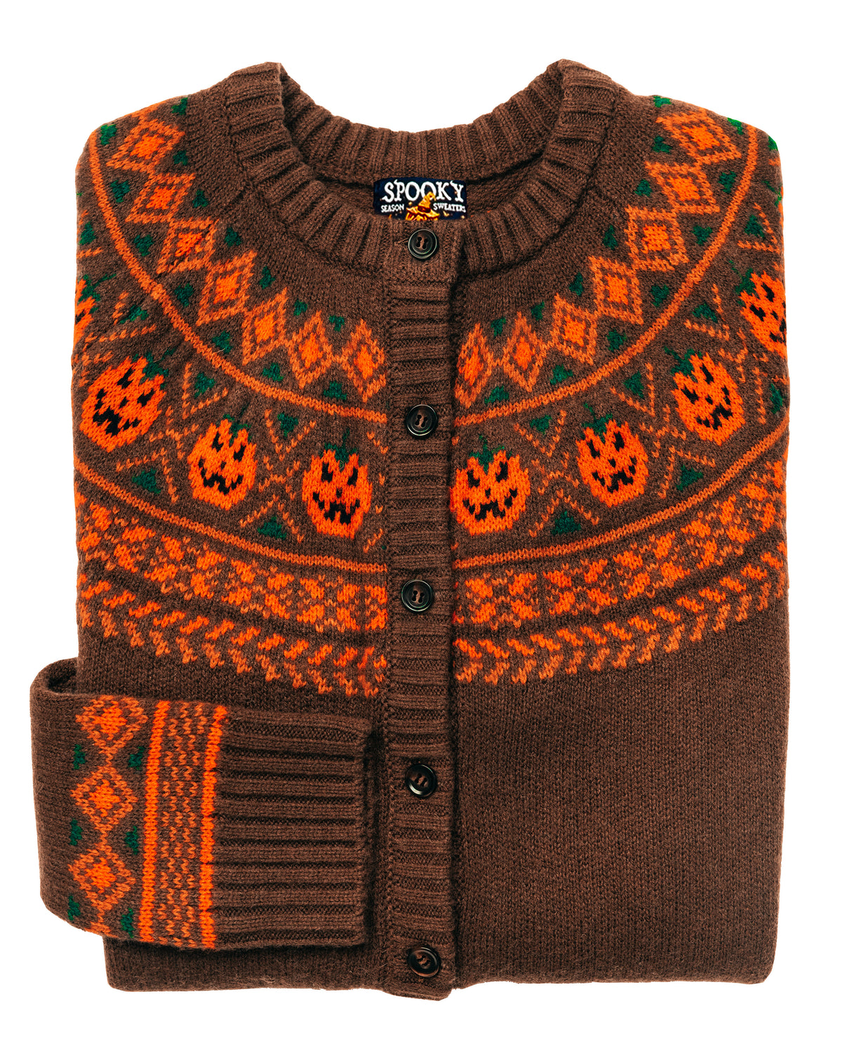 Jack-O-Lantern Cardigan Sweater