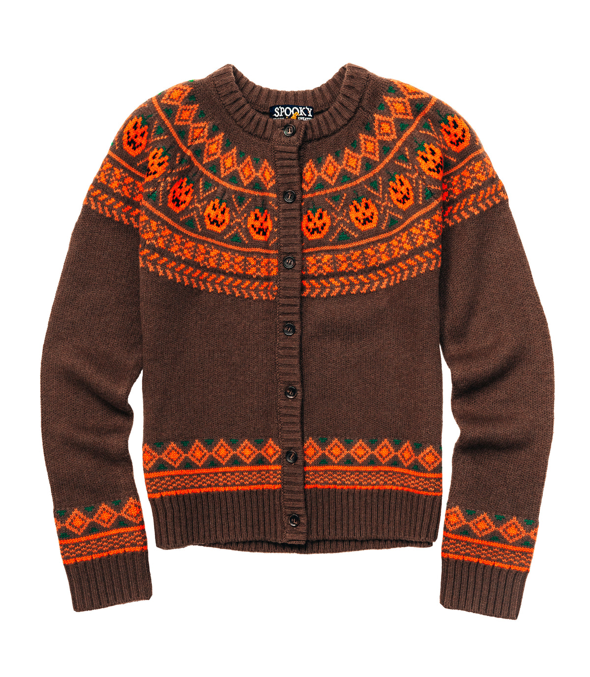 Jack-O-Lantern Cardigan Sweater