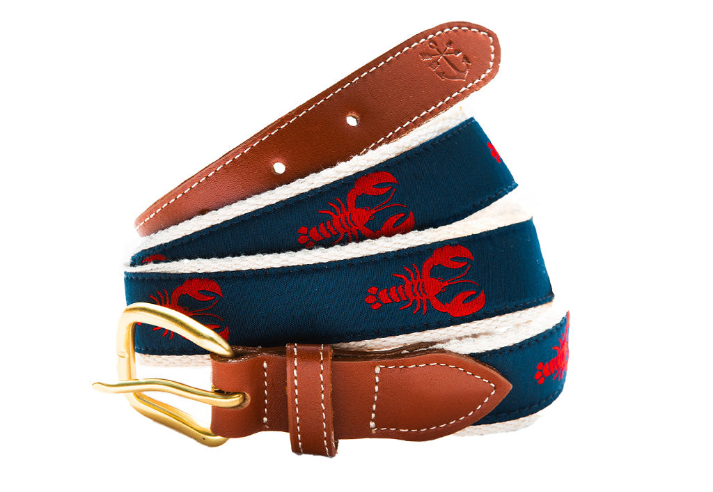 Maine Lobster Ribbon Belt