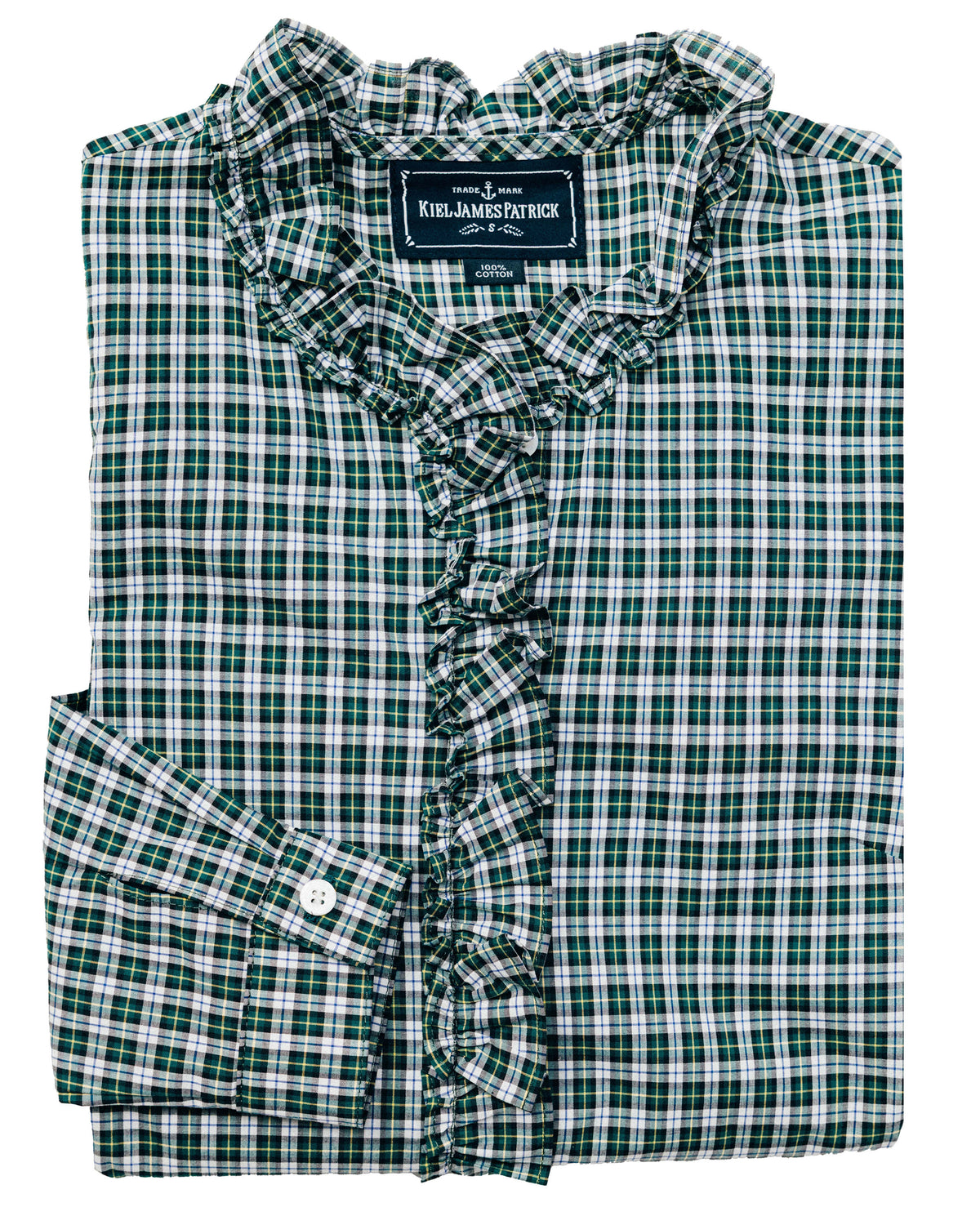 Pinecroft Plaid Ruffle Shirt