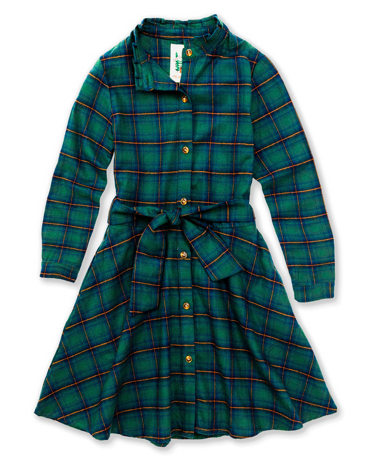Pinewood Trail Kids Flannel Dress