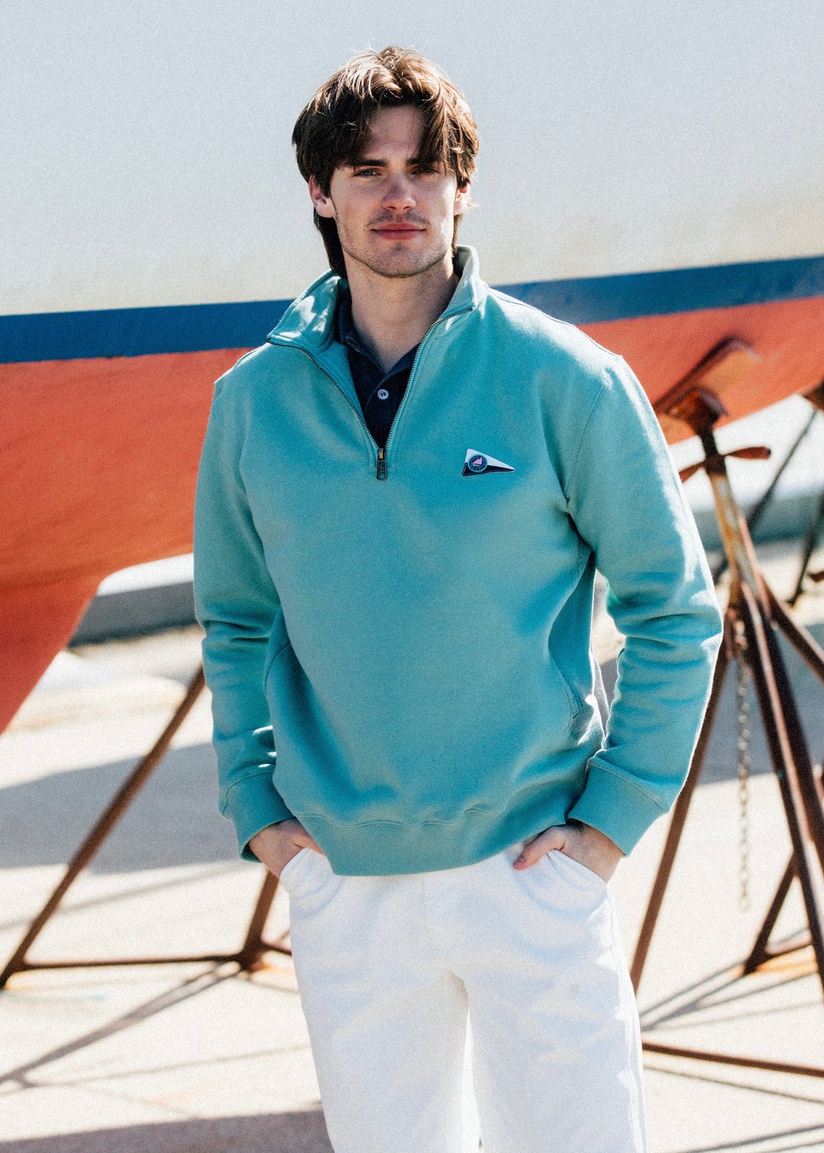 Block Island Sail Quarter Zip - Men's