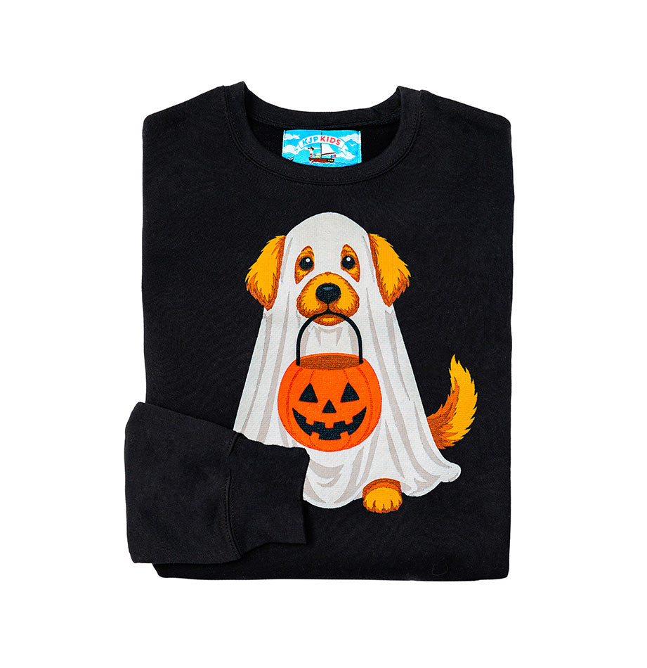 Spooky Dog Kids Sweatshirt