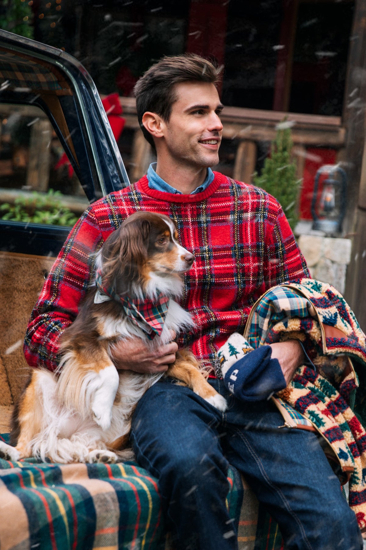 Stewart Plaid Sweater
