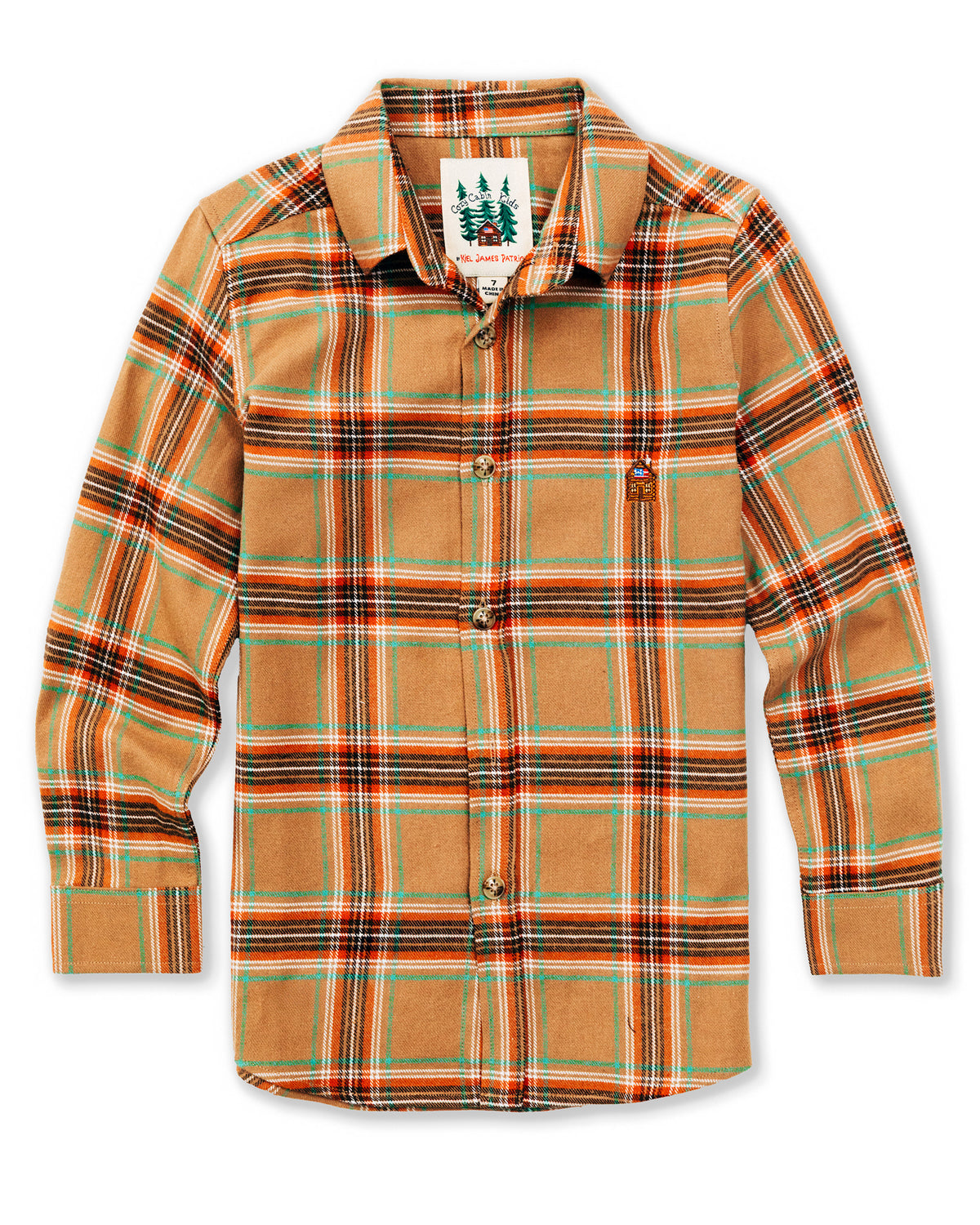 Woodland Fireside Kids Flannel Shirt