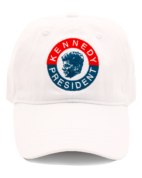 Kennedy for President Hat White Kiel James Patrick