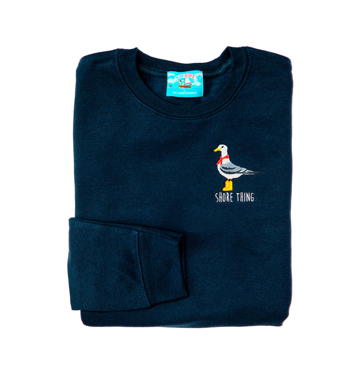 It's A Shore Thing Kids Embroidered Sweatshirt
