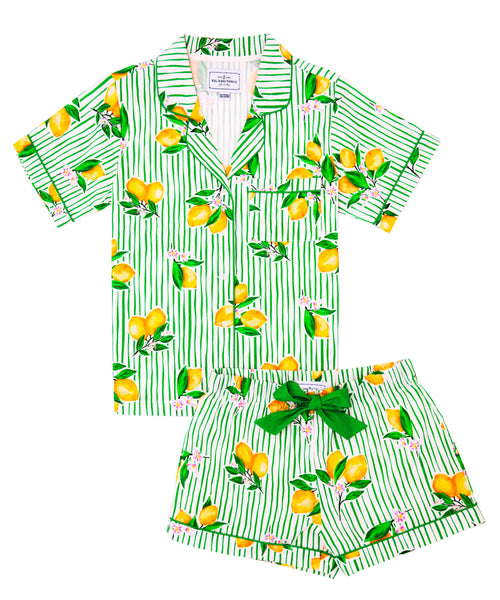 KJP Women's Lemon Grove Short Sleeve Pajama Set with