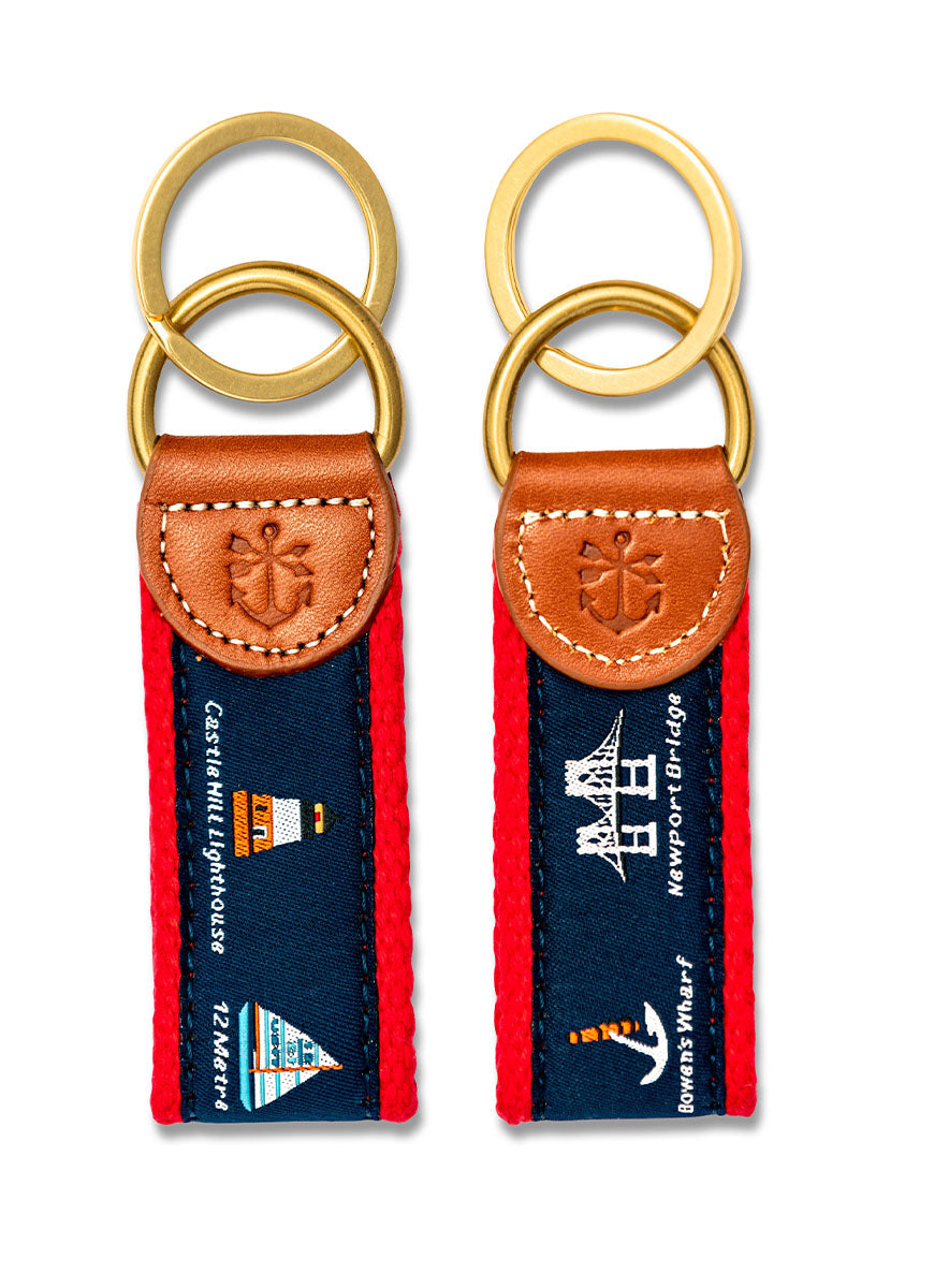 Newport Ribbon Key Fob