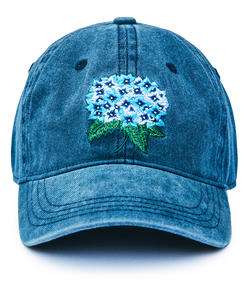 The Hydrangea Bloom Hat- Navy