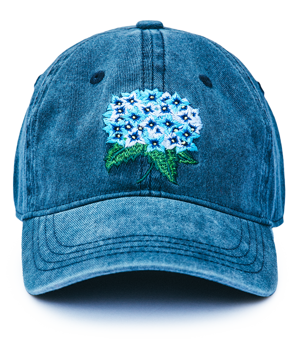The Hydrangea Bloom Hat- Navy
