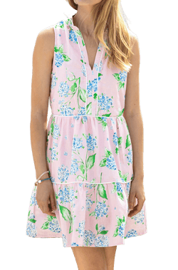 Pink Hydrangea Bloom Dress