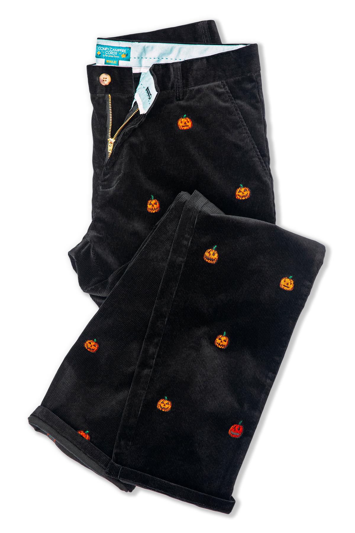 Jack-O-Lantern Corduroy Pants