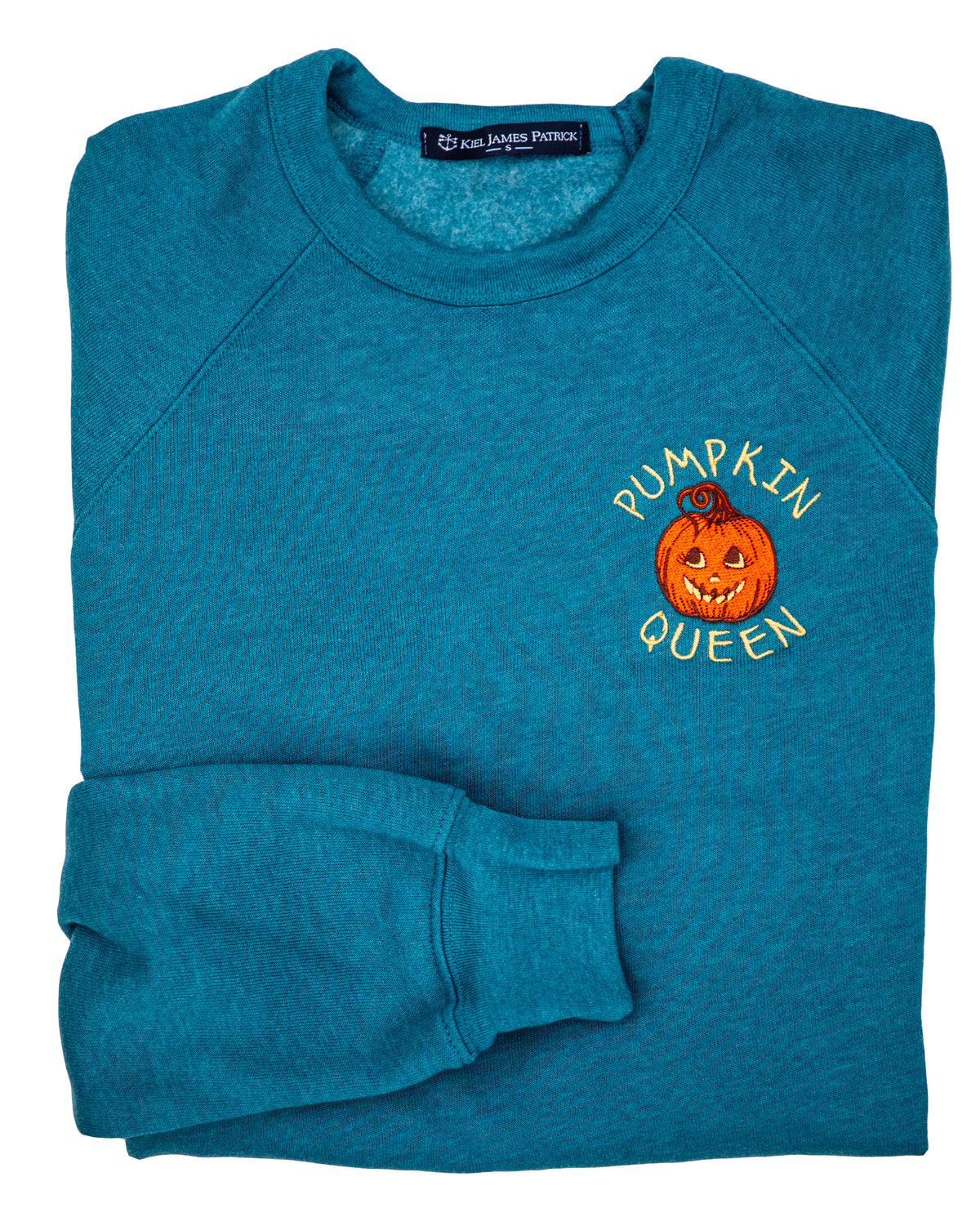 Pumpkin Queen Sweatshirt in Teal