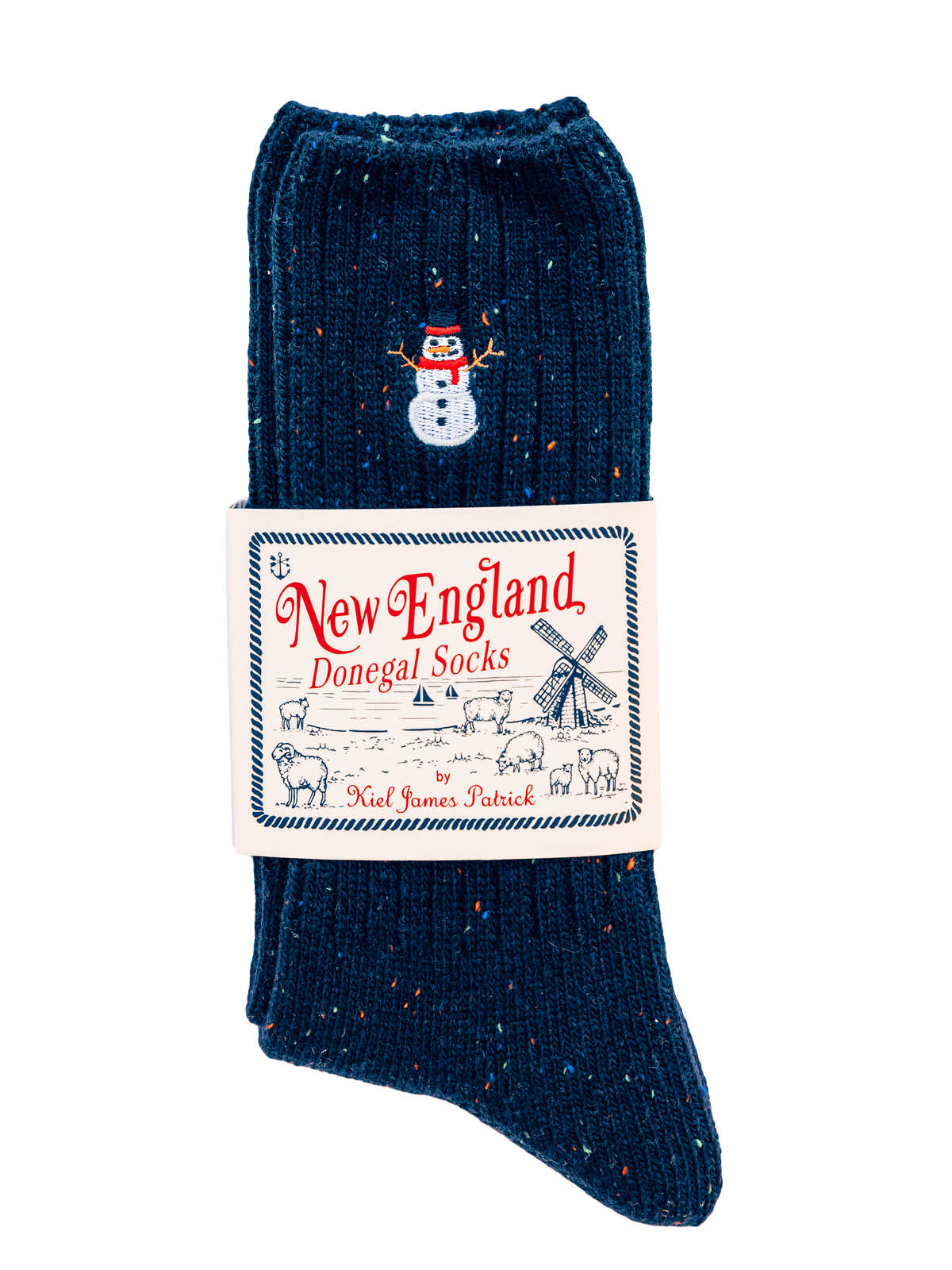 Snowman Donegal Socks
