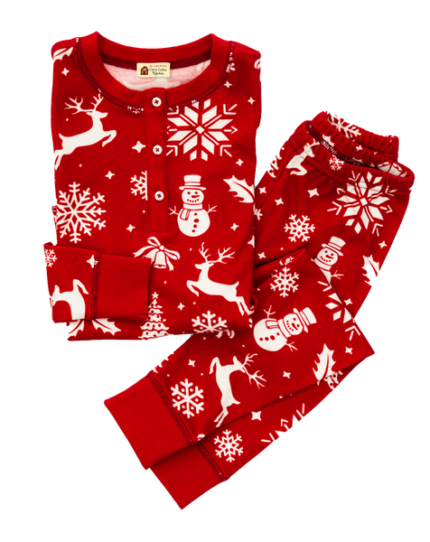 A Wintery Set: Kiel James Patrick Winter Moose Pajamas