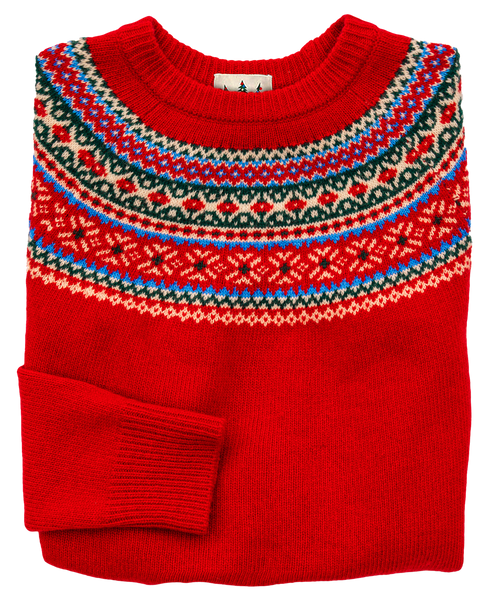 Winter Berry Fair Isle Sweater – Kiel James Patrick