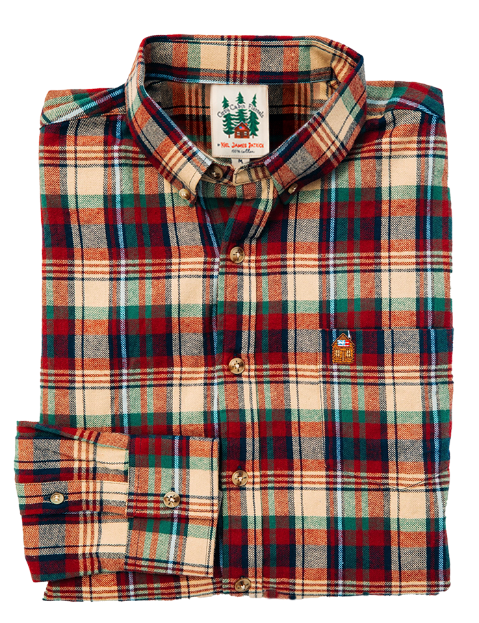 Apple Cinnamon Flannel Shirt
