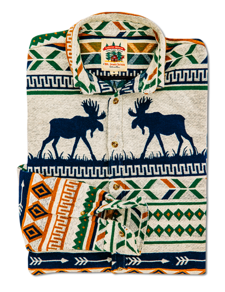 KJP Men's The Great Moose Flannel Jacquard Shirt Jacket – Kiel