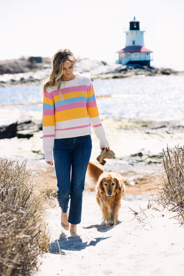 The Sunset Striped Sweater