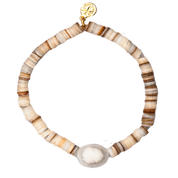 Ivory Sands Pearl Bracelet