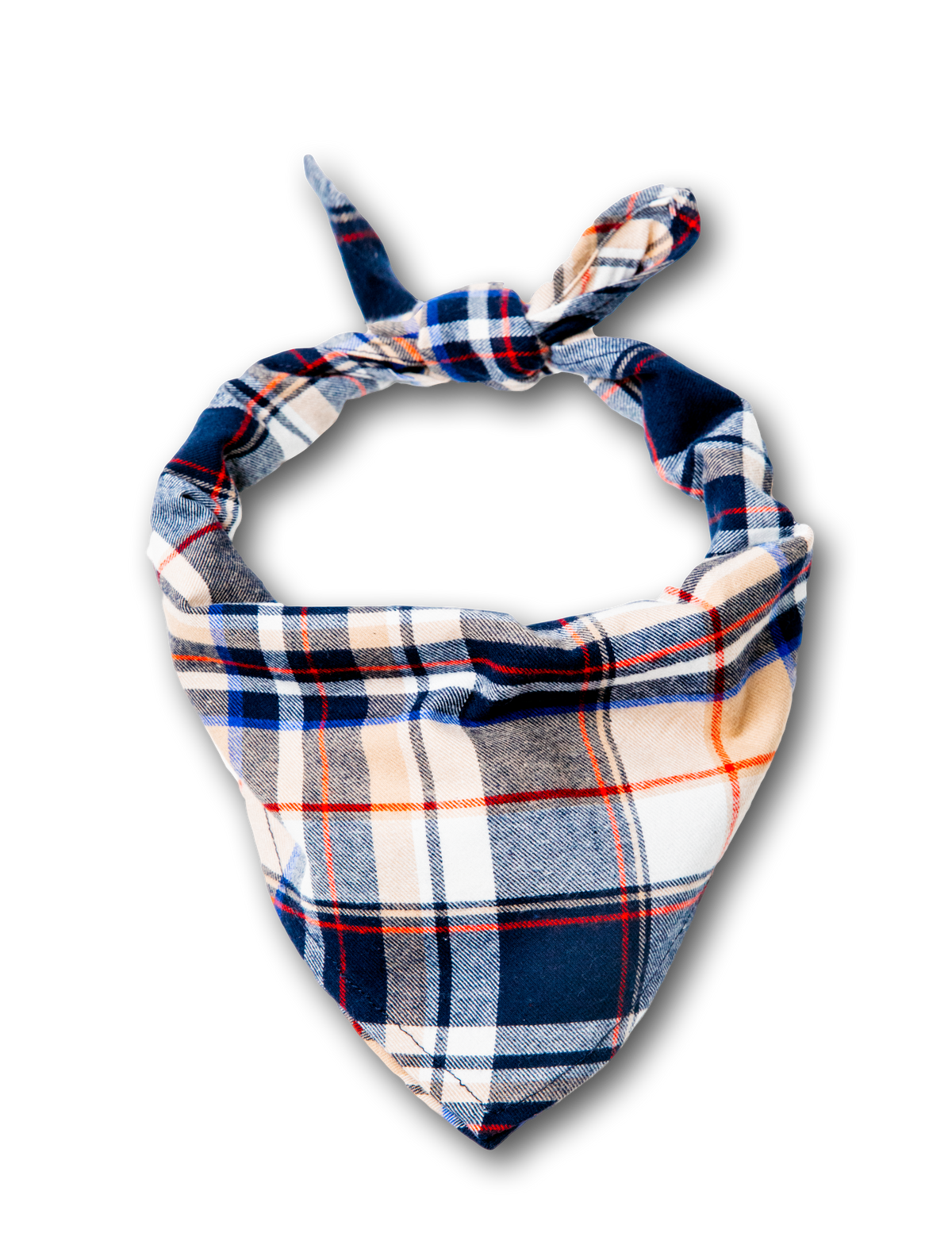 Acorn Harvest Flannel Dog Bandana