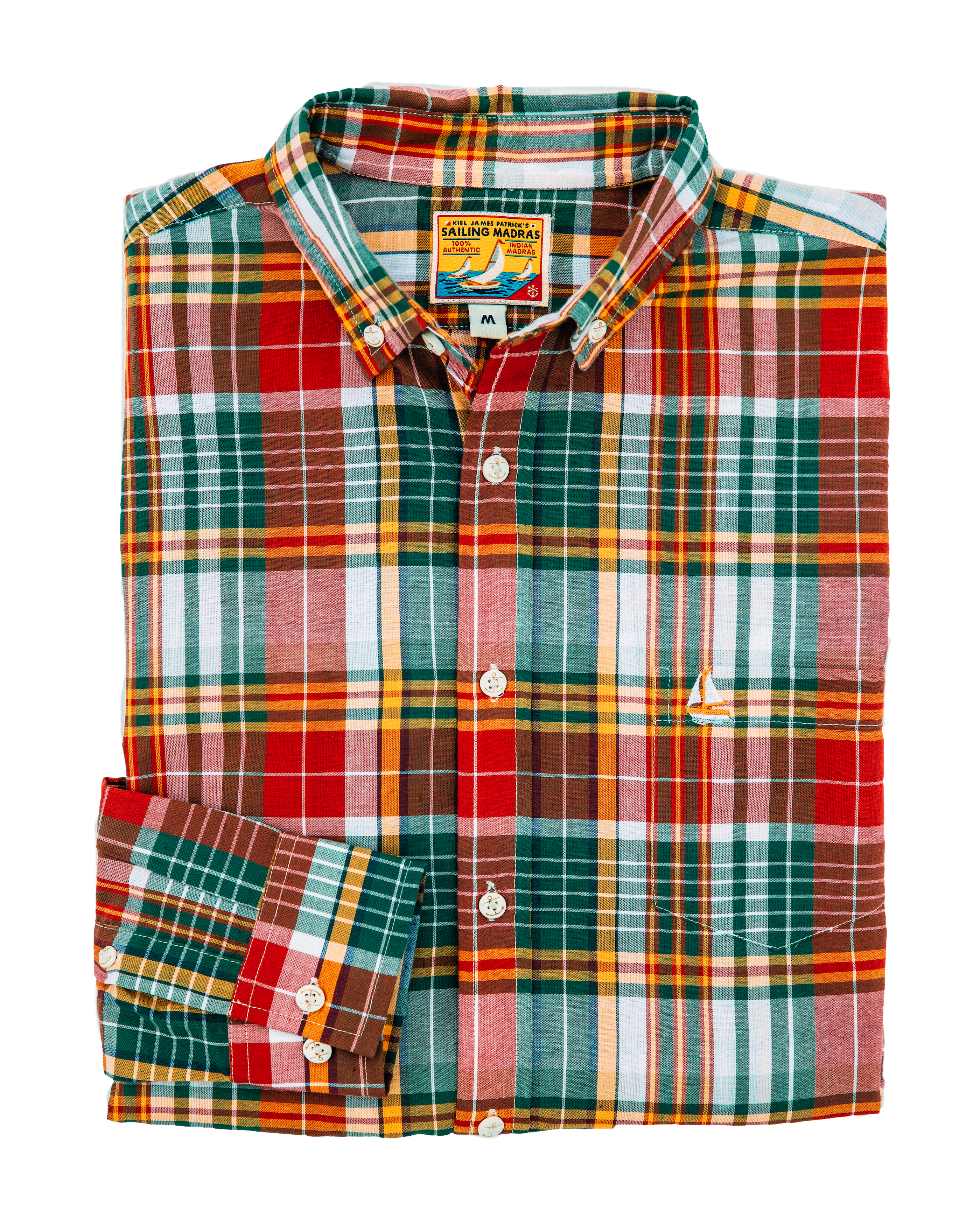 Isles of Shoals Sailing Madras Shirt