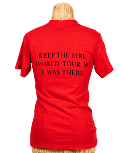 Vintage: Keep The Fire Tour 1980, Kenny Loggins Tee Shirt