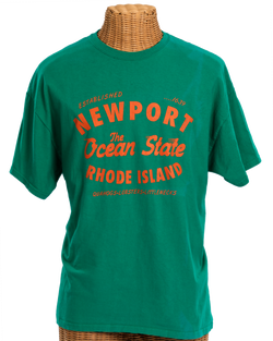 Vintage:  Newport Rhode Island The Ocean State Established 1639 Tee