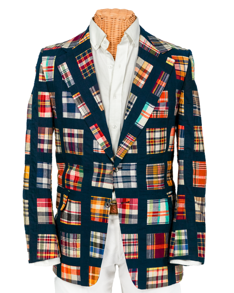 Vintage: Patchwork Indian Madras Sports Coat – Kiel James Patrick
