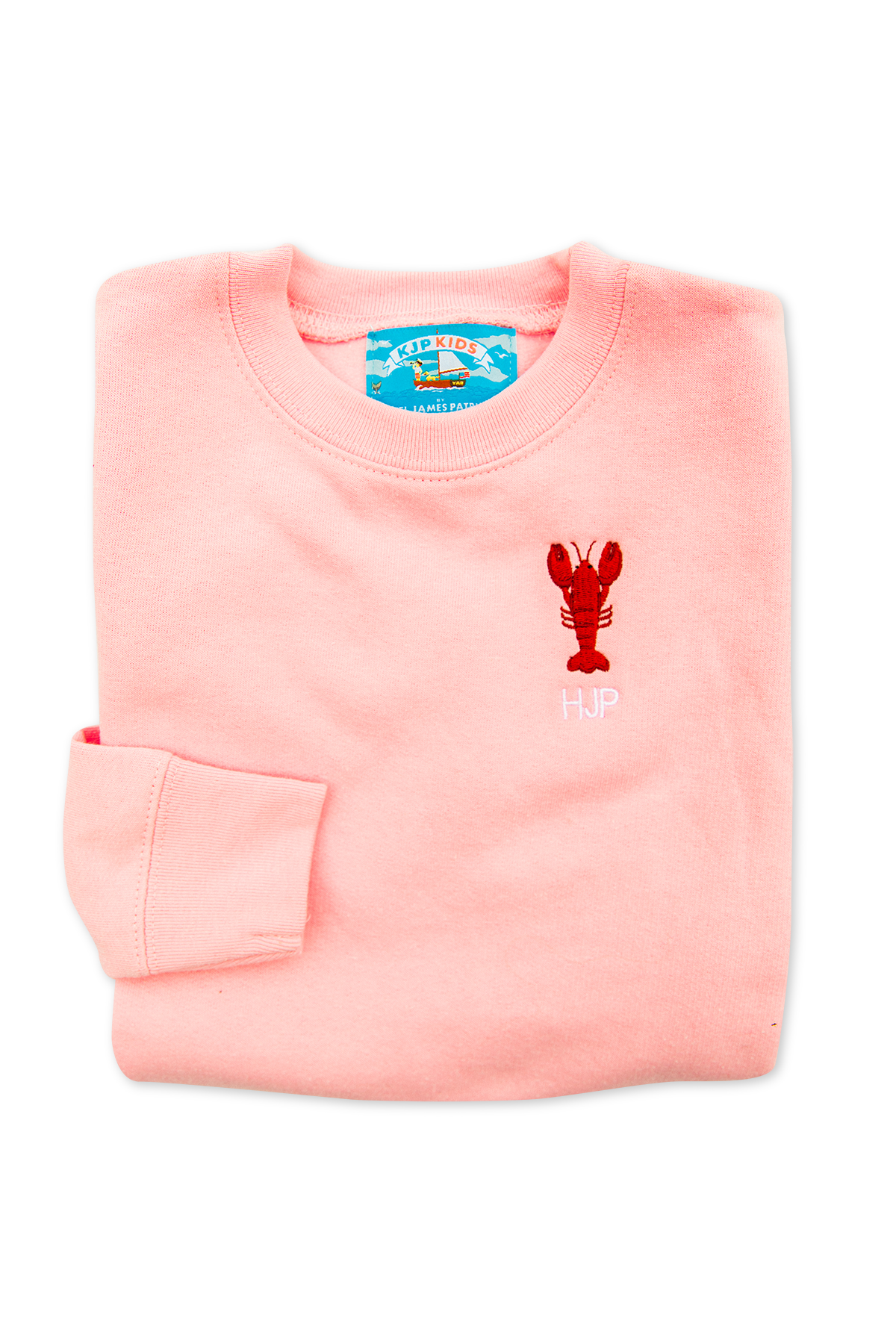 Seaclaw Merry Kids Embroidered Monogram Sweatshirt