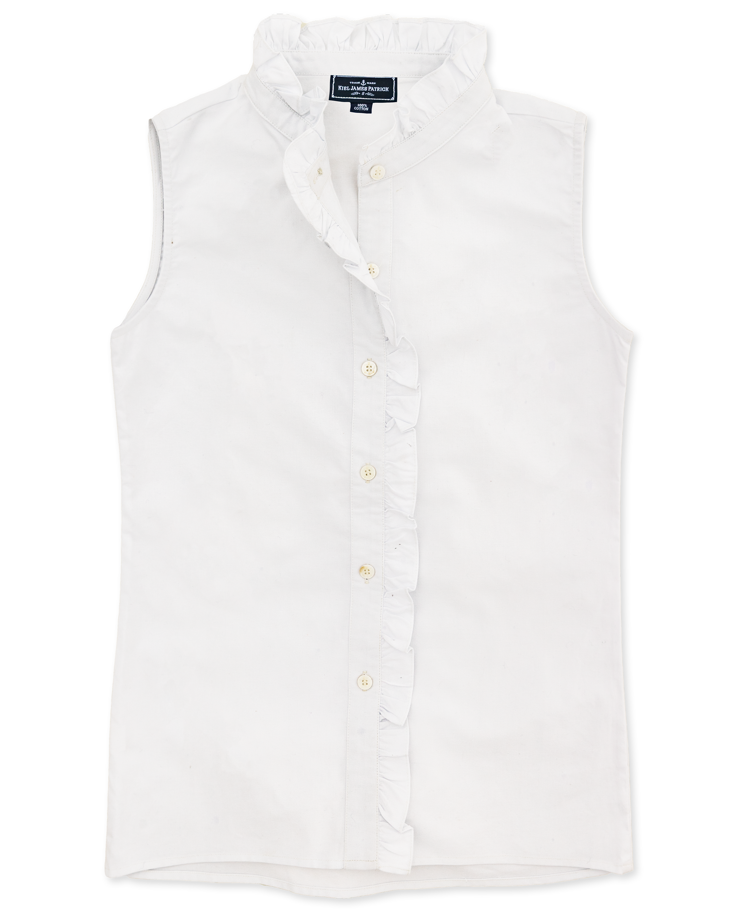 Oyster Shell Ruffle Shirt