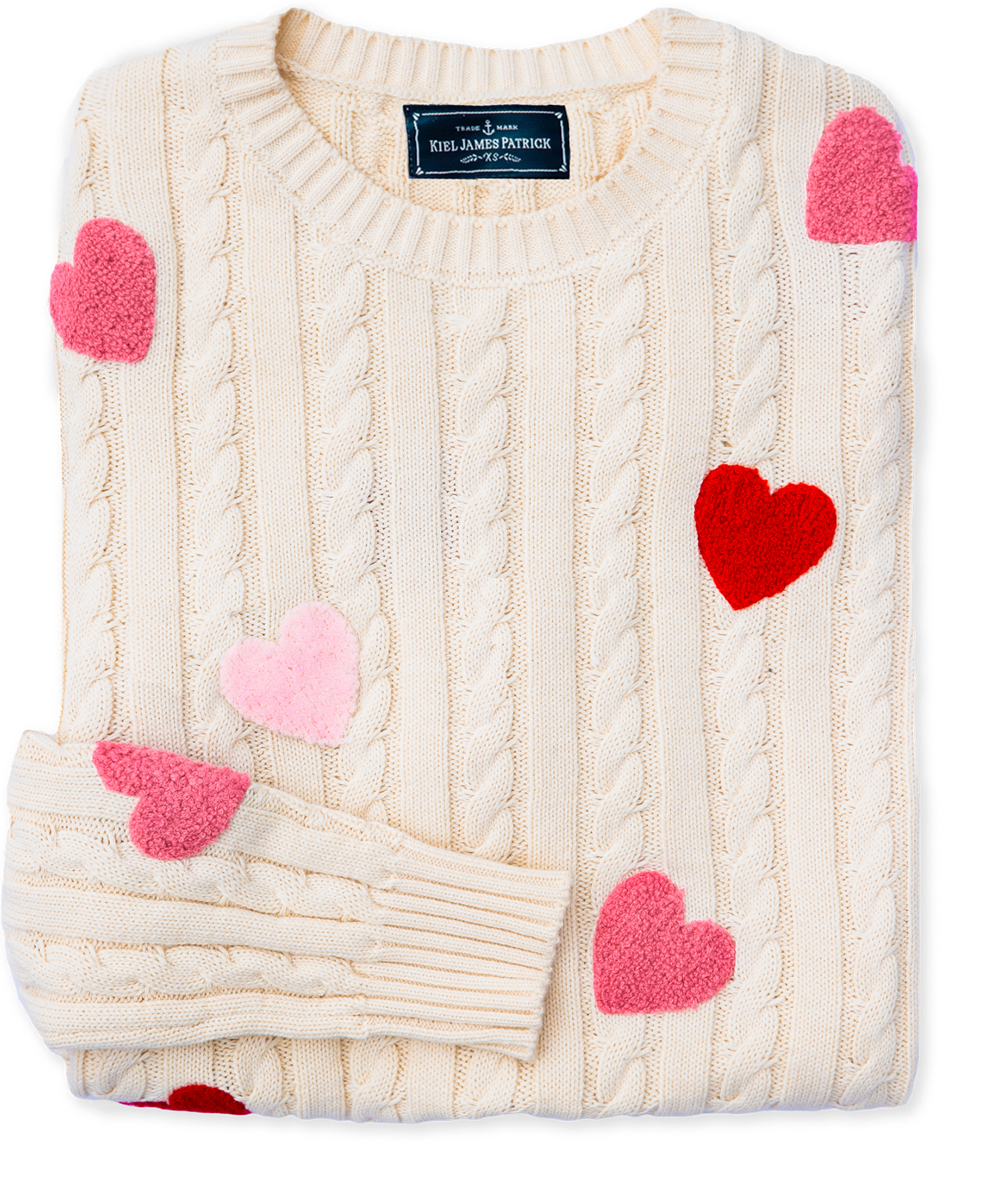 Heart Cable Knit Sweater
