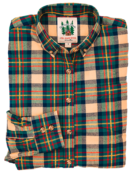 Kiel James Patrick Acorn Harvest Flannel Shirt - Men's S