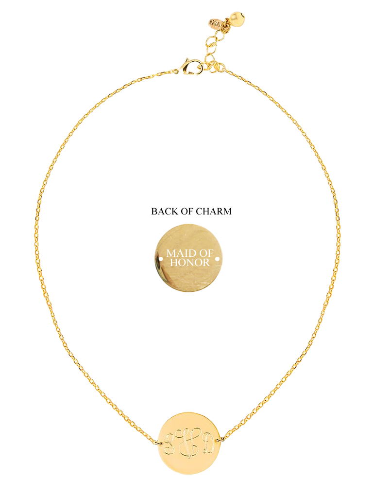 Engravable Chain Wedding Necklace