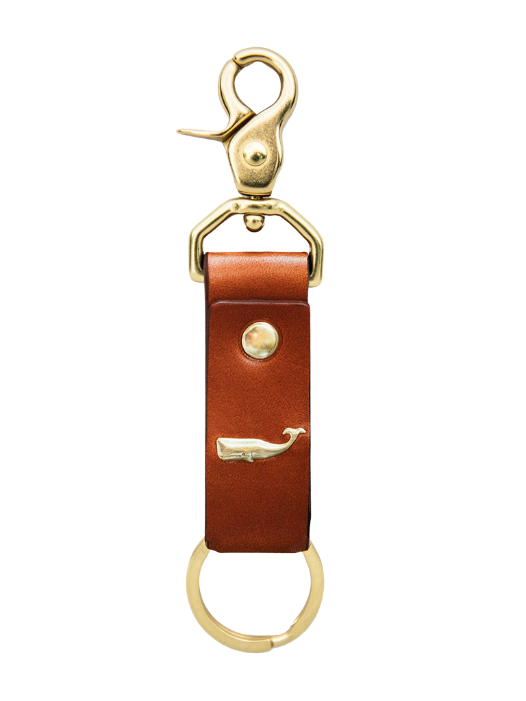 Whale of an Adventure Leather Key Strap