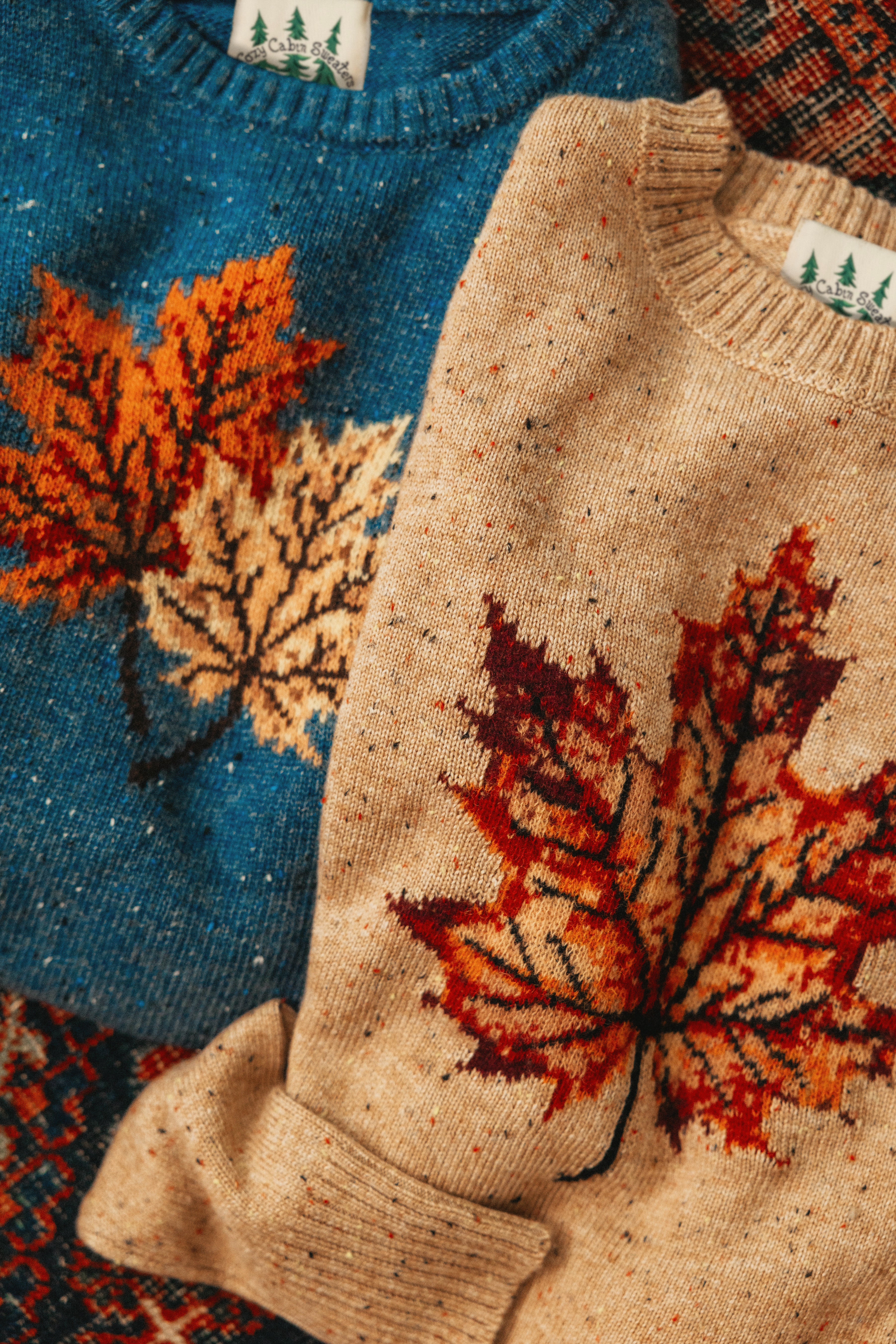Harvest Leaves Donegal Sweater