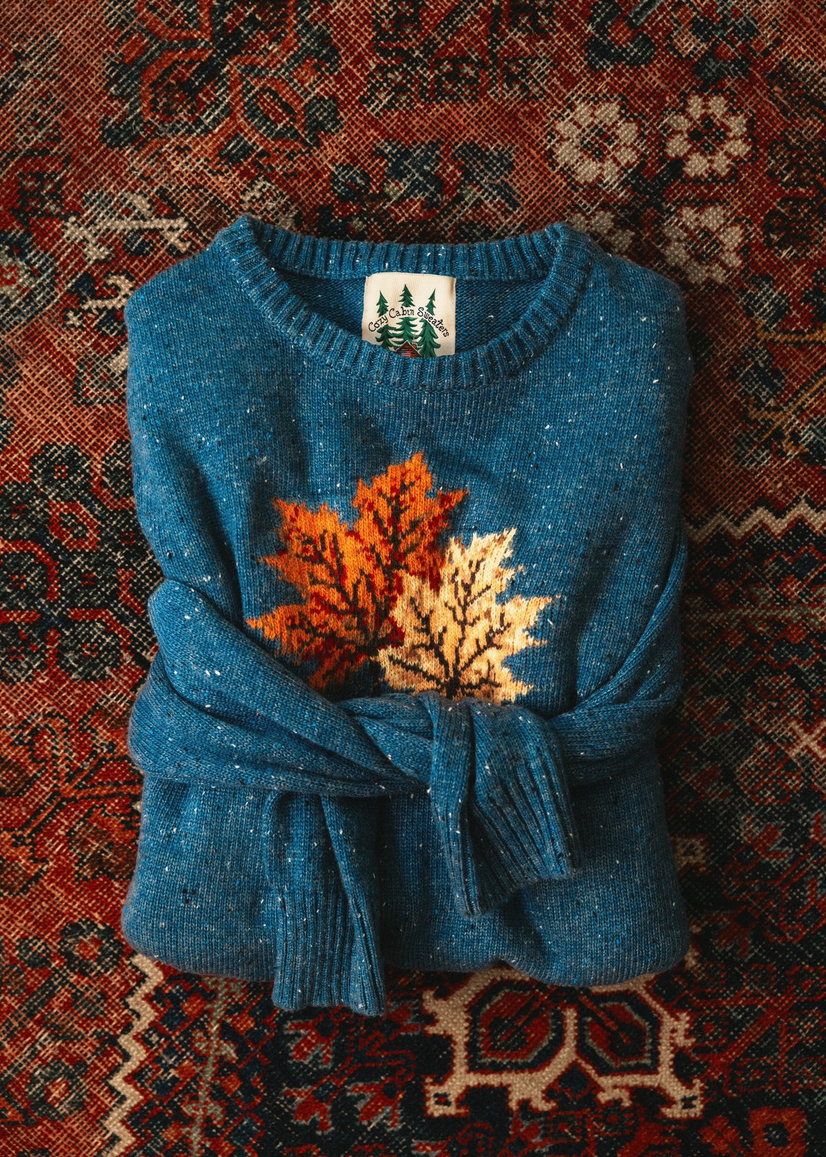 Harvest Leaves Donegal Sweater